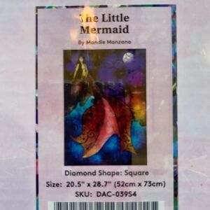 The Little Mermaid by Mandie Manzano diamond painting kit